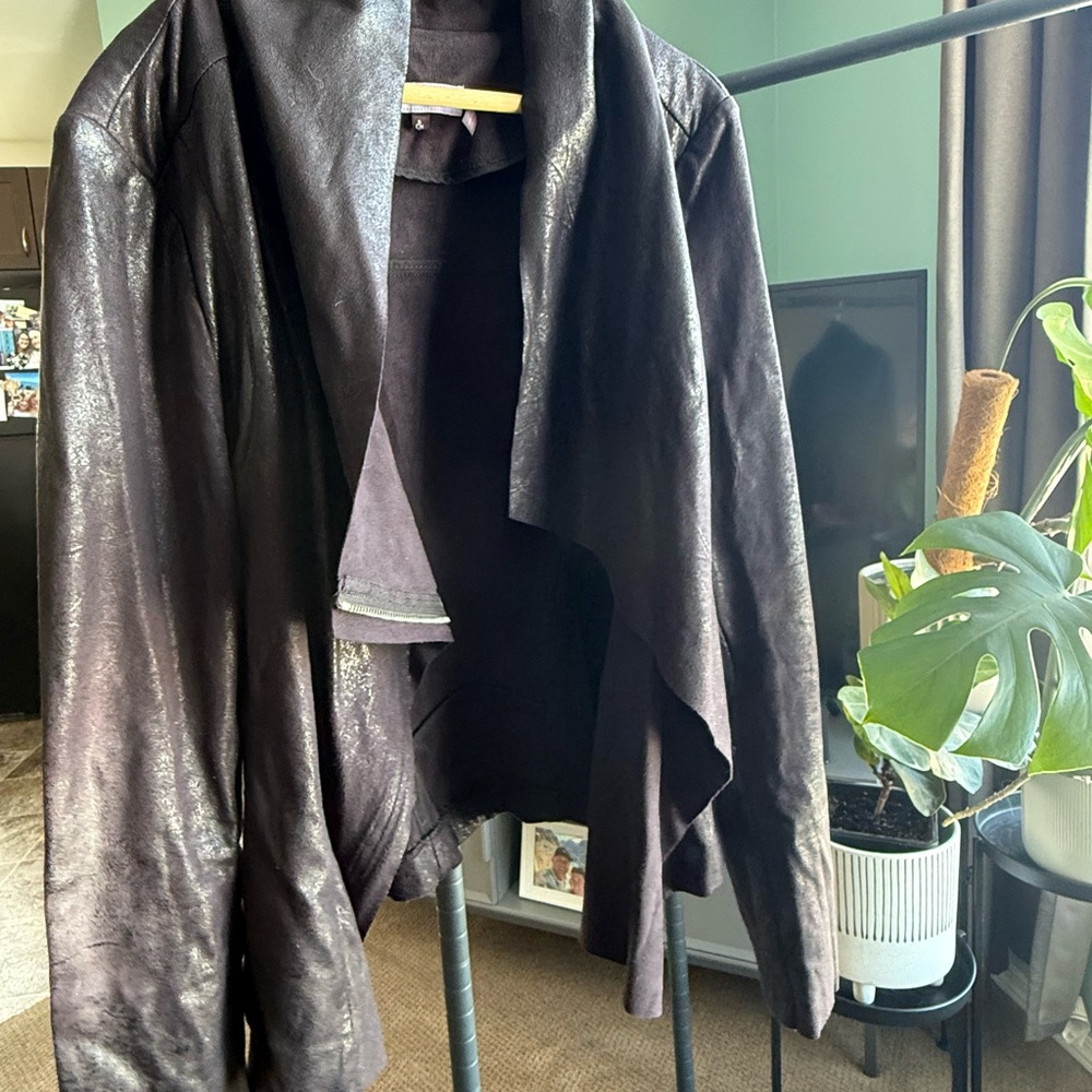 Calvin Klein Black Shiny Blazer